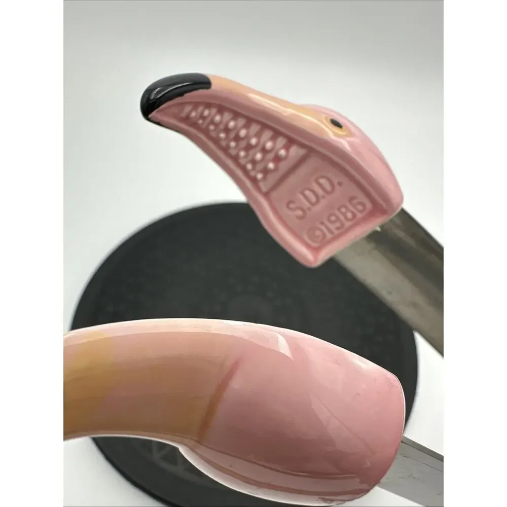 Vintage 1986 Flamingo Ice Or Appetizer Tongs